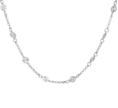 Zilver Gerhodineerde Collier 4 1332607