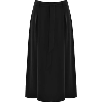 Vrouwelijke crêpe rok Mat Fashion Αirwashed