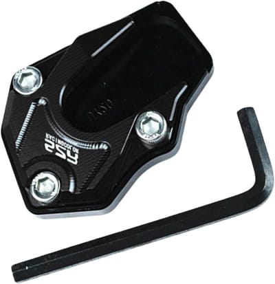Motorstandaard Verbreding - Voetsteun Motor - Motor Stabiliseren - Antislip Ontwerp - Universele Pasvorm - Zwart