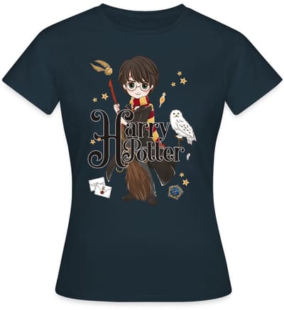 Harry Potter Onderdelen T-Shirt Dames