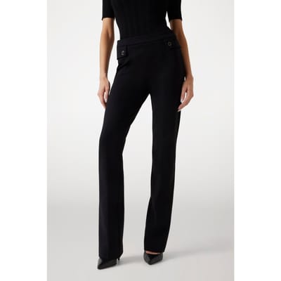 GUESS Gwen Cigarette Pants Jet Black A996 Taglia: 36 | Pantaloni da completo Outlet | Donna | Nero