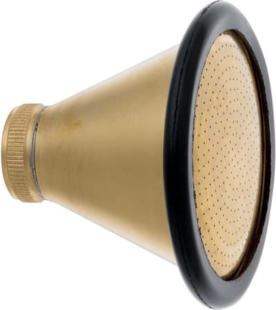 GEKA Plus Sproeikop 110 mm. met rubber beschermrand - Aluminium - 3/4" binnendraad - Broeskop