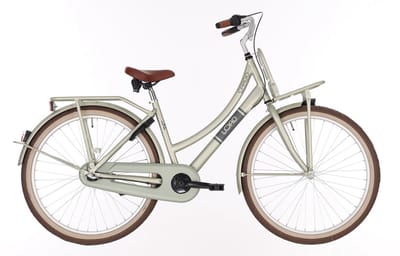 Kinderfiets Meisje 26 inch BFN Cargo Load – Mat Olijfgroen – 3 Versnellingen – Terugtraprem – Met Verlichting en Slot