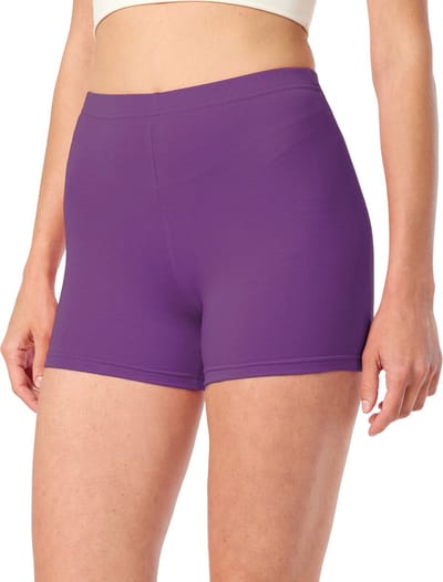 Merry Style MS-MS10-283-LE Dames Leggings - Sport - Vrijetijdsbroek - Kort - Viscose - Sporbroek - Yogabroek - Paars - L