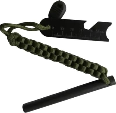 *** Fire Stick Magnesium Staaf - Vuur Maker - Magnesium Stick - Vuurstarter - Vonken Maker - Survival - 3 in 1 - Strijker - Magnesiumstaaf - van Heble® ***