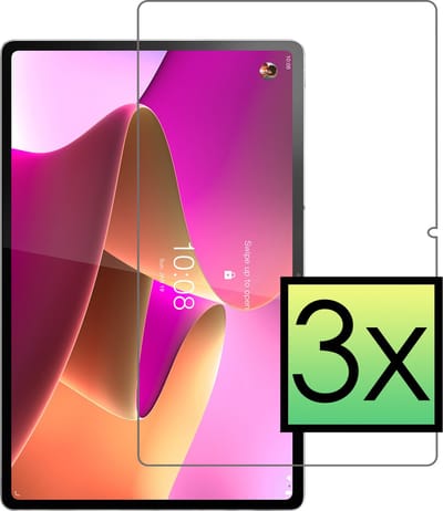 Screenprotector - 3 Stuks - Geschikt voor Lenovo Tab P12 Pro - Extra Sterk - Beschermglas - Gehard Glas - Tempered Glass - Screen Protector - Bescherm Cover