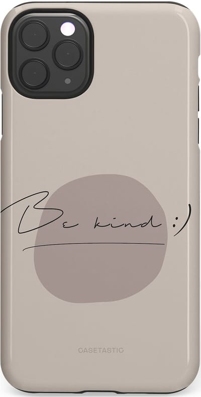 Casetastic Hoesje Geschikt voor Apple iPhone 11 Pro Max - Stijlvolle Beschermende Duo-layer Case - Lief