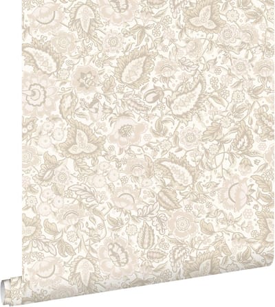 ESTAhome behang vintage bloemen beige - 50 x 900 cm - 132236