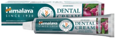Himalaya Ayurvedic Dental Cream with Natural Fluoride - 3 x 100g - Voordeelverpakking - Tandpasta - Ayurvedische Kruidentandpasta met Fluoride voor Gezonde Tanden en Tandvlees