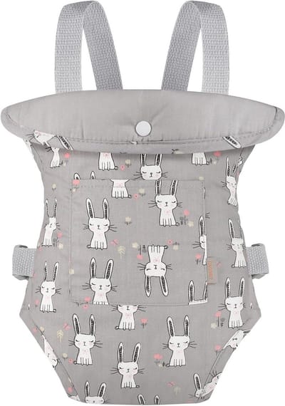 Babydrager voor Poppen - Draagzak voor Reborn Poppen en Knuffels - Verstelbaar en Wasbaar Speelgoed