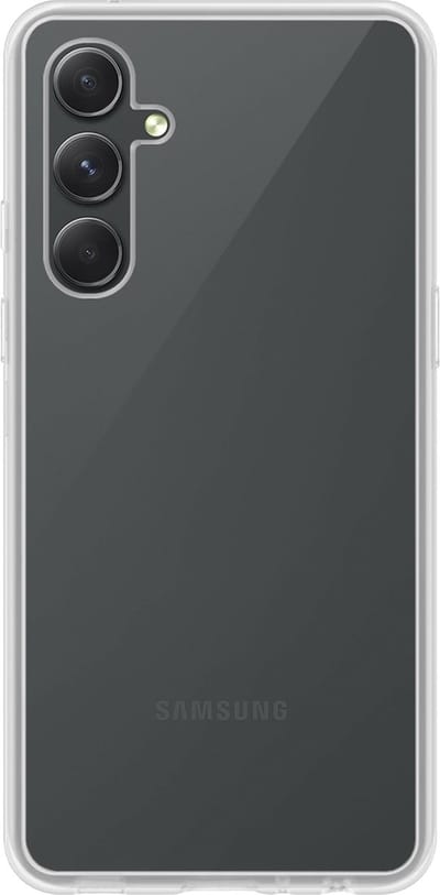 Hoes - Geschikt voor Samsung Galaxy A34 - Sterk & Shockproof - Hoesje Cover - Siliconen Case - Transparant