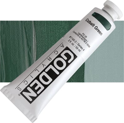 Golden Heavy Body Acrylverf serie 4 |Cobalt Green (1142-2) 59 ml