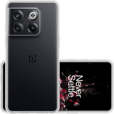 Hoesje - Geschikt voor OnePlus 10T - Sterk & Shockproof - Hoes Cover - Siliconen Case - Transparant