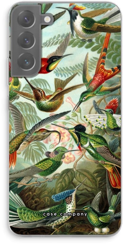 Case Company® - Hoesje geschikt voor Samsung Galaxy S22 Plus hoesje - Haeckel Trochilidae - Soft Cover Telefoonhoesje - Bescherming aan alle Kanten en Schermrand