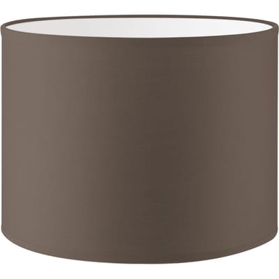 Home Sweet Home Lampenkap Bling cilinder - van stof - taupe - Moderne stoffen Lampenkap - 25/25/19cm - E27 lamphouder - voor tafellamp, wandlamp en