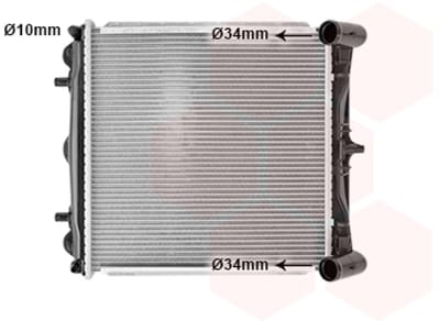 Van Wezel - RADIATOR VOOR PORSCHE 911 996 1997-2006 99610613150