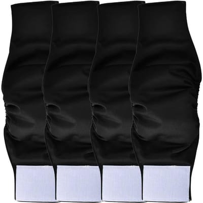 4 Pièces Couches Lavables pour Chien Mâle Pour Petits Chiens Pantalon Physiologique Réutilisable pour Animaux Respirant Couche pour Chiot Ceinture Ventrale Couche (as the picture,XS(Waist 17-23cm))