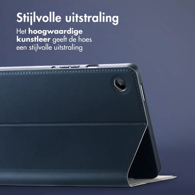Accezz Tablet Hoes - Geschikt voor Samsung Galaxy Tab A9 8.7 inch - Classic Tablet Case - Donkerblauw