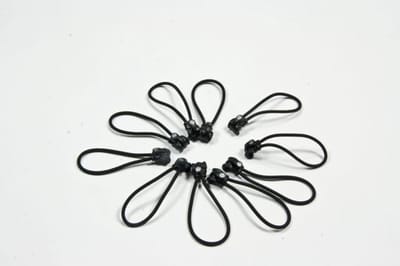 D'Addario PW-ECT 10 kabelbinder elastafel,10er pakket - Kabelbinding