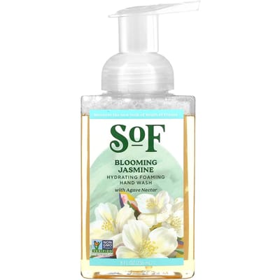 SoF, Hydrating Foaming Hand Wash, with agave juice, blooming jasmine scent, 236ml (8fl oz)