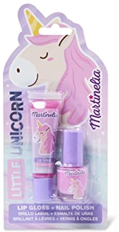 Lipgloss en nagelverf set voor kinderen - Eenhoorn thema