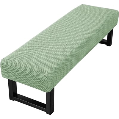 Stretch Jacquard Eetkamerbankhoes Woonkamer Anti-stof Verwijderbare Bankhoes Wasbare Bank Zitkussenbeschermer