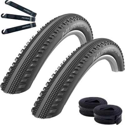 Set van 2 Fietsbanden 29 x 2.25 Inch Allround met Binnenbanden en Montagehendel