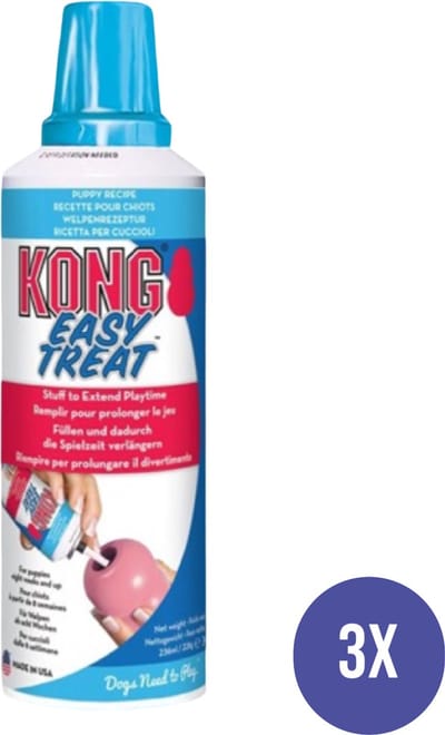 Kong Easy Treat Puppy | Smeerbare Puppy Snack Vulling in Spuitbus