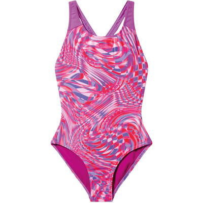 Speedo END+ Digital Allover Splashback Badpak Meisjes