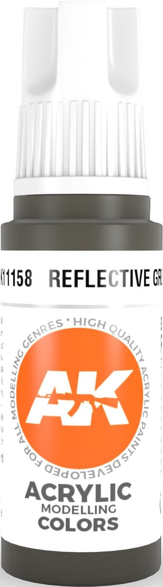 Reflective Green Acrylic Modelling Color - 17ml - AK-11158
