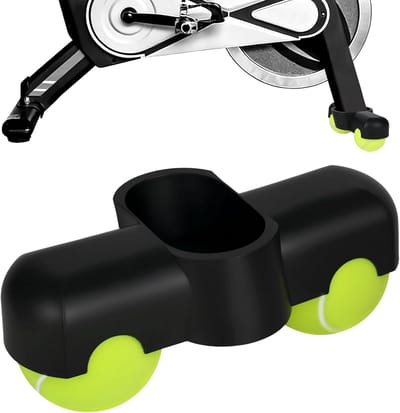 Wipplaat Fietstrainer - Rocker Plate Voet - Indoor Fietsen - Authentiek Rijgevoel - 19.7 x 9.7 cm - Zwart