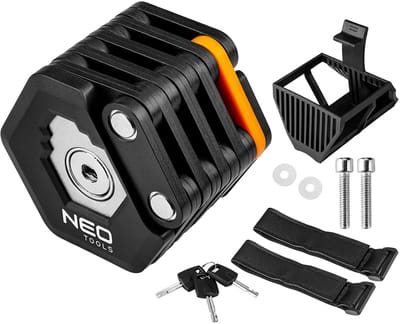 NEO - Opvouwbaar Fietsslot - 78 cm - Beveiliging met Sleutel