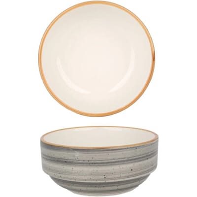 Bonna Serveerschaal - Aura Space - Porselein - 12 cm (350cc) - set van 2