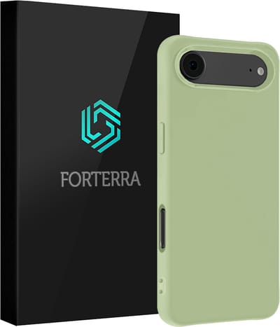 Hoesje Geschikt voor Apple iPhone Air - Sterk & Shockproof - Siliconen Case - Hoes Cover - Groen