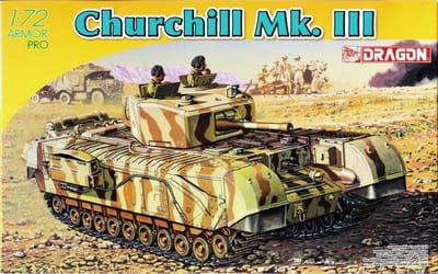 Dragon Modelbouwpakket Militaire voertuigen - 7396 Churchill Mk.III Tank Plastic - 1:72 - Modelbouw