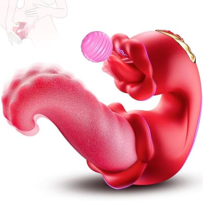 Sex Toys voor Vrouwen Likkende Tong Vibrator - Vibrators voor Vrouwen - Tong Vibrator - Clitoris Zuiger – Diep Waterdicht – Bef Vibrator met 10 Sterke Standen - Siliconen - Discreet Verzonden - Roze