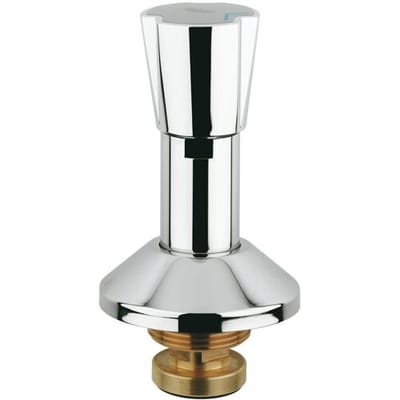 GROHE Bovenstuk Costa 11516 f.UP-Ventile met driekantgreep blauw/rood 1 1/4\" chroom, 11516000