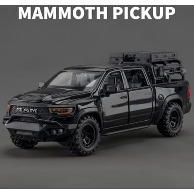 1:32 Dodge Ram 1000 Trx Mammoth Picku Legering Auto Model Geluid En Licht Pull Back Kinder Speelgoed Verzamelingen Verjaardagscadeau