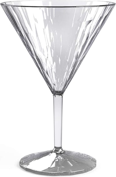 Koziol - Superglas Club No. 12 Cocktailglas 250 ml Set van 2 Stuks Luxury Light Grey - Thermoplastic - Grijs -