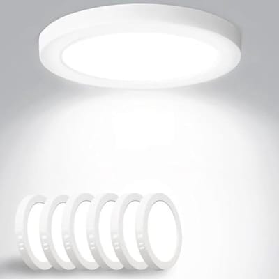 Rond LED-paneel 15W 1800lm Koudwit IP44 6500K voor Slaapkamer, Keuken, Woonkamer en Badkamer