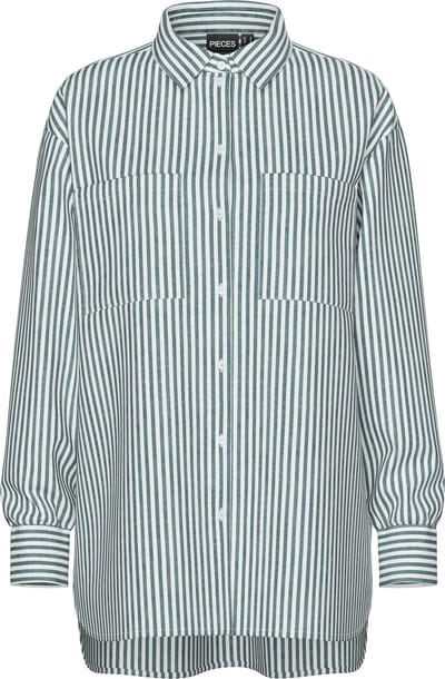 PIECES - PCMELIA LS LOOSE SHIRT WVN NOOS BC - Dames - Blouses