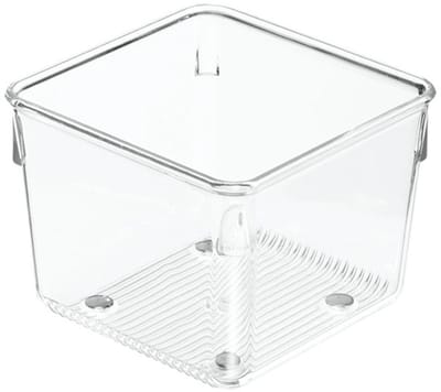 iDesign Ladebakjes transparant 8 cm hoog - 52730EU - Nestbaar