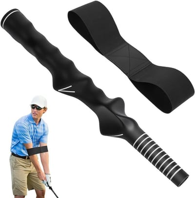 Golf Grip Trainingshulpmiddel voor Beginners, Antislip Swing Trainer voor Juiste Houding en Alignement voor Rechtshandige Golfers