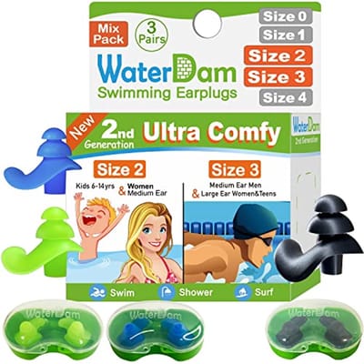 Waterdichte Zwem Oordoppen - Ultra Comfortabele Oordoppen voor Zwemmers