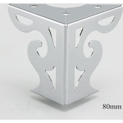 4 stuks 8 cm Metalen Meubelpoten Openwerk Patroon Holle Tafel TV-kast Poten Meubelondersteuning Bankpoten Hardware voor Huis