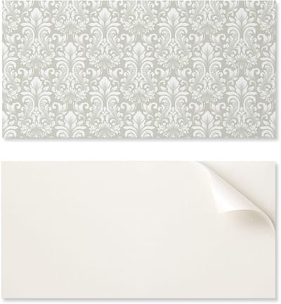 Zelfklevende vinyl decoratie met een patroon voor de slaapkamer, 100x50 cm. Plantenpatroon met ornamenten.