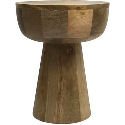Leitmotiv Bijzettafel Imaculo - Naturel - 35x35x44cm - Modern