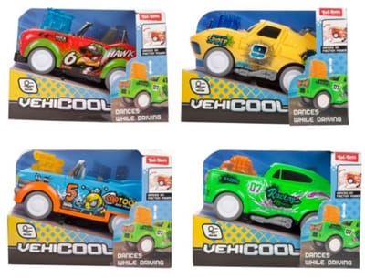 Toi-Toys auto speelgoed dancing hot rod met licht en geluid 19 cm.