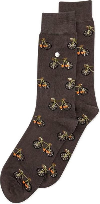 Alfredo Gonzales Fiets Sokken AG-Sk-BIC-01 125-1 Brown/Green XS(35-37)