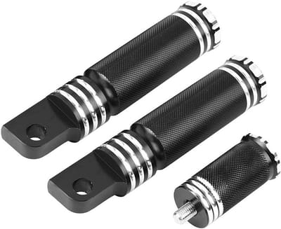 2 Stuks CNC Aluminium Frame Plug Dekoratieve Afdekking voor YZF-R3 2015-2019 - Zwart, Motoraccessoires en Bescherming